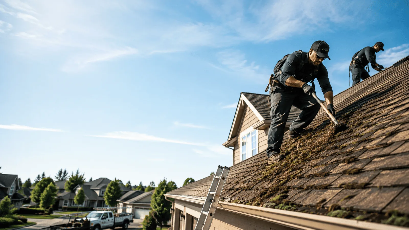Roof Moss Removal in Blackstone, VA near me